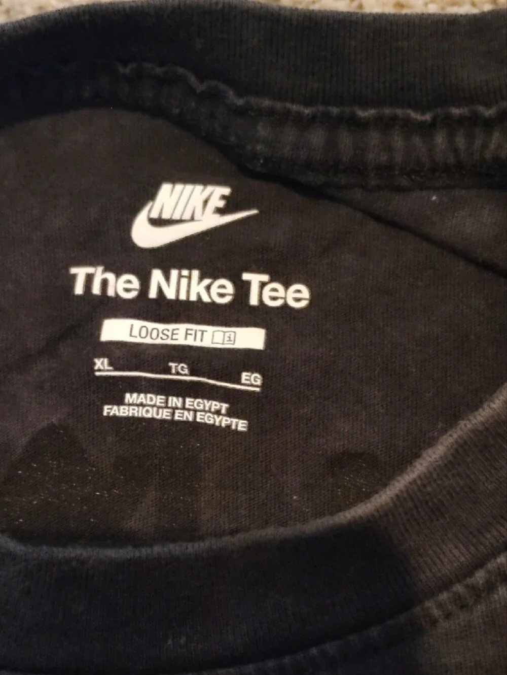 Nike Black Short-Sleeve Follow Your Sole Tee